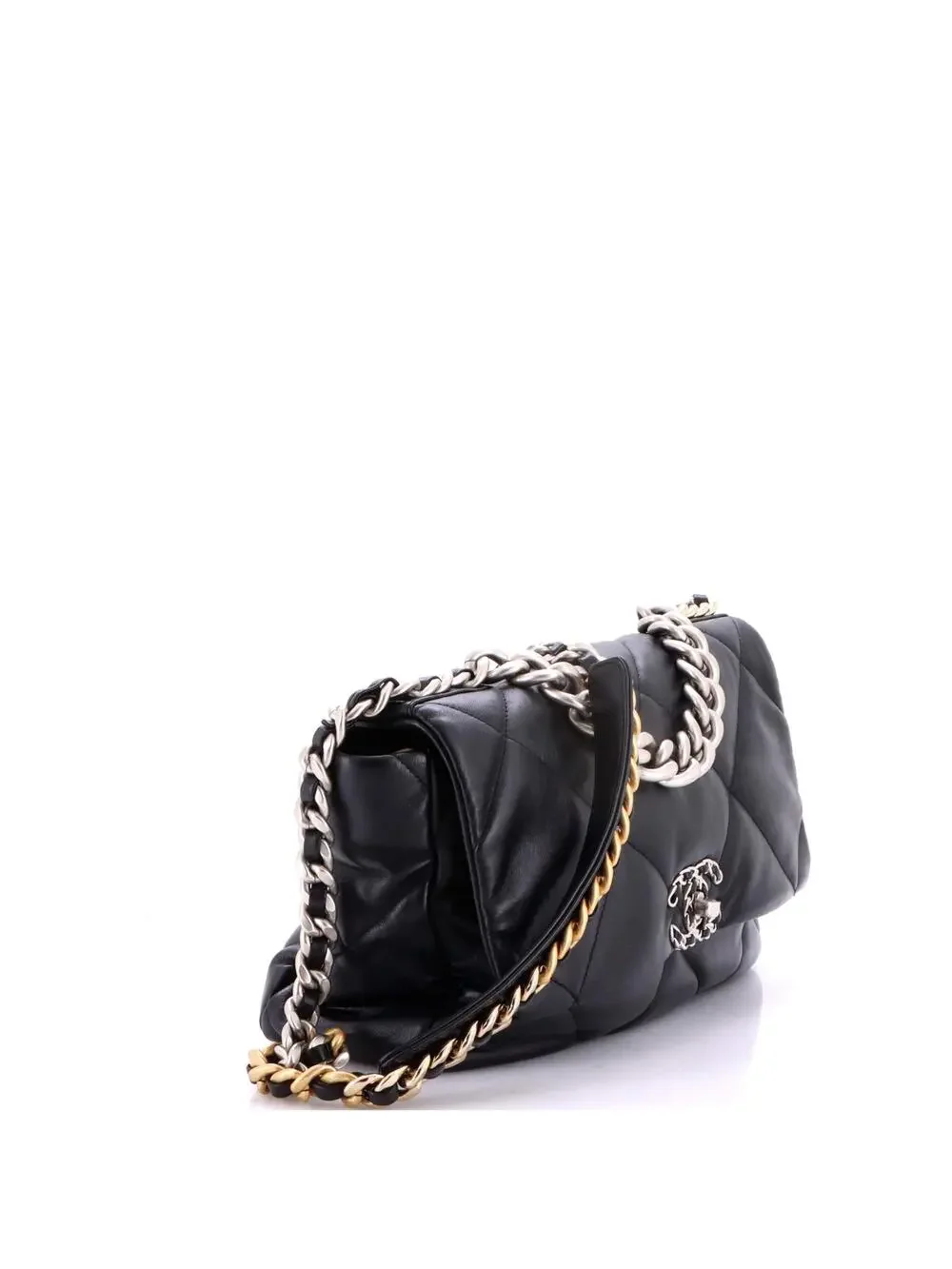 Chanel 19 Flap Bag Quilted Shiny #284833C45B